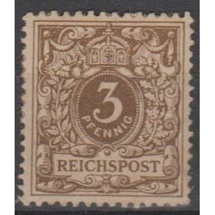 Mi: 45Bz MNG (0.09mm) 1889 Cat € 150