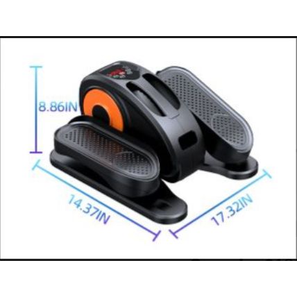 Under Desk Elliptical Pedal Machine, Leg Exerciser, w/ Remote & 12 Settings
