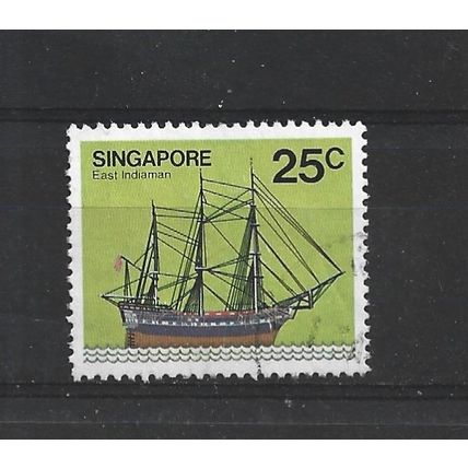 Singapore.SG369 25c East Indiaman.Fine Used.Jun25