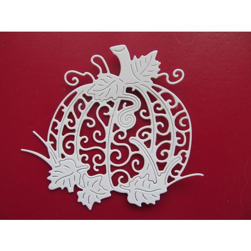 6 x Tattered Lace Die Cuts Pumpkin
