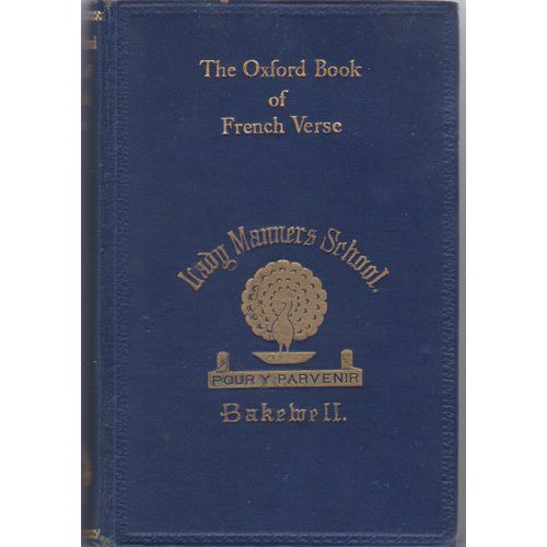 The Oxford Book of French Verse 1951 selected St John Lucas