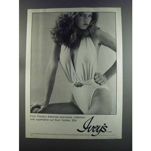 1982 Ivey's Gottex Swimsuit Ad - Florida's Foremost