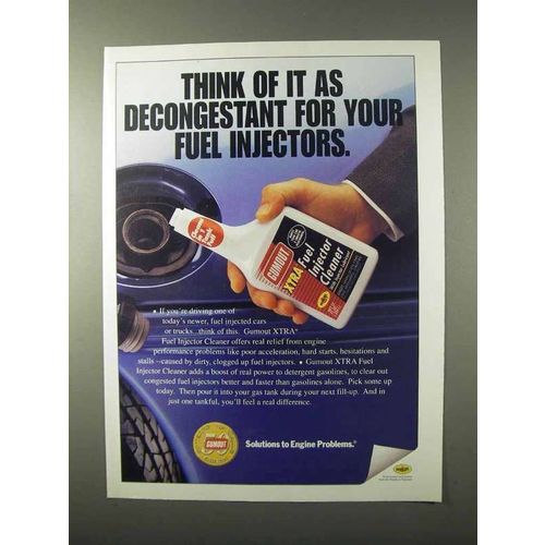 1995 Pennzoil Gumout XTRA Fuel Injector Cleaner Ad