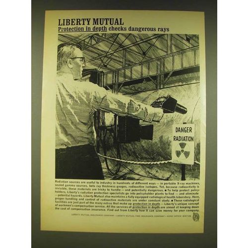 1962 Liberty Mutual Insurance Ad - Liberty Mutual Protection in depth checks