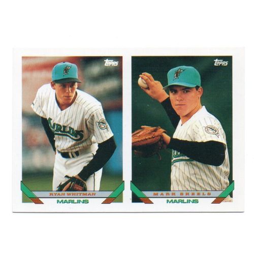 MLB 1993 Topps - 558 Mark Skeels/Ryan Whitman RCs - Marlins