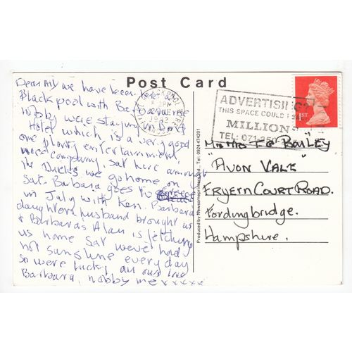 The Bond Hotel South Shore Blackpool 1992 Postcard