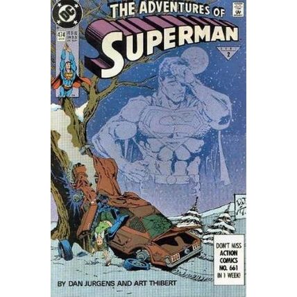 Adventures of Superman (Vol 1) # 474 VFN- AMERICAN COMICS