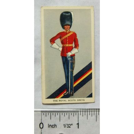 1936 UK Tobacco Co Officers Full Dress No. 8 The Royal Scots Greys