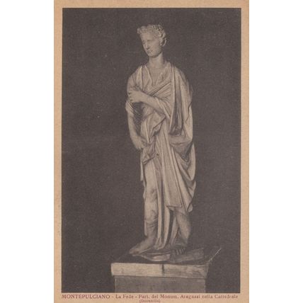 Montepulcanio La Fede Part Del Monum Aragazzi Cathedrale Postcard