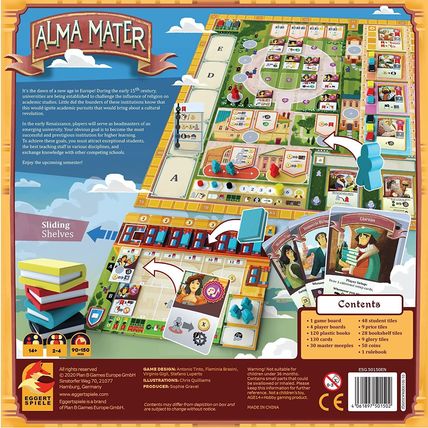 Euro Board Games - Alma Mater - New