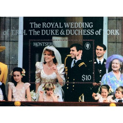 ZAYIX - 1986 Montserrat 617 MNH - Royal Wedding SS - Fergie 081722SM04M