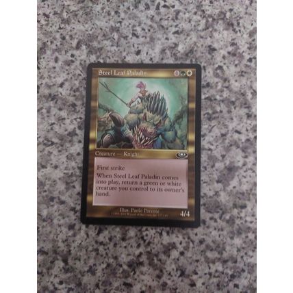 Magic the Gathering Portal Second Age - Steel Leaf Paladin