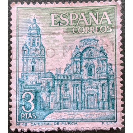 Stamp Spain SG1994 1969 3Pta Sightseeing Used