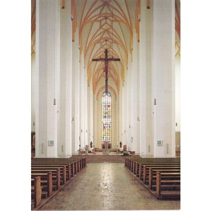 Munchen Frauenkirche interior Postcard unused VGC