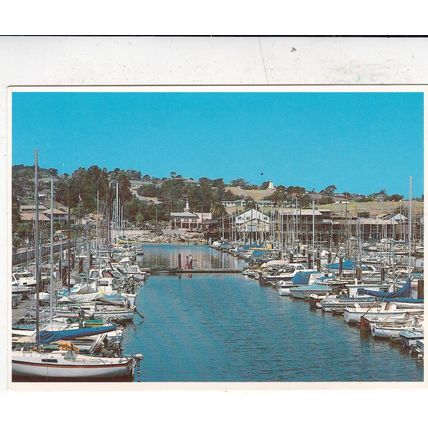 Monterey Harbor California United States Postcard unused VGC