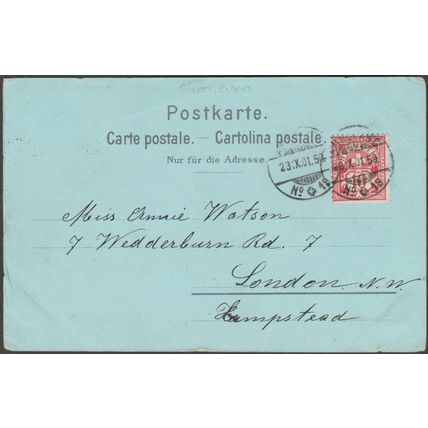 Axenstrasse, Uri, 1901 - Ruscher AK - Versilbern