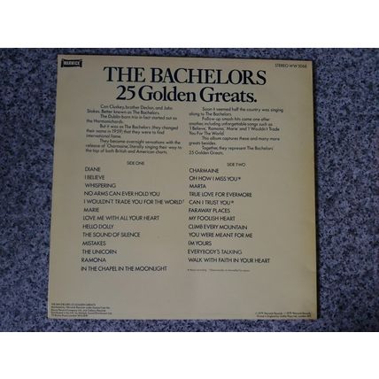 The Bachelors – 25 Golden Greats (WW5068) 1979 (LP)