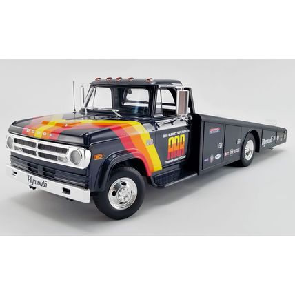 1/18 ( IB ) 1970 DODGE D-300 RAMP TRUCK - "AAR CUDA TRANS AM RACING "