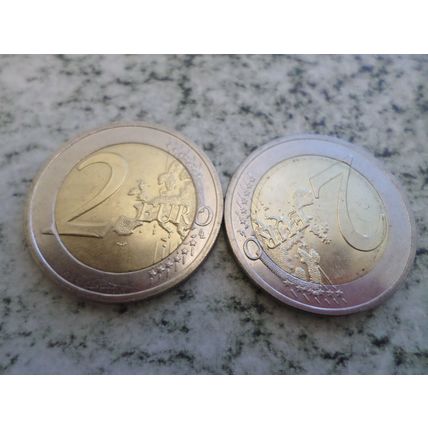 Slovakia - 2 different commemorative 2 euro coins, dated 2009