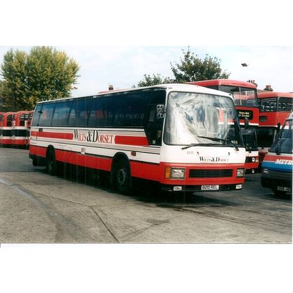 Colour Photograph of Wilts & Dorset Bus Co. Ltd. - B210 REL