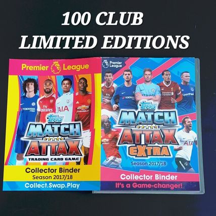Match Attax 2017- 2018 Premier League 100 Club Limited Edition Hat Trick+ Extra
