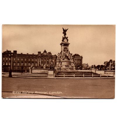 Queen Victoria Memorial, London - Postally Unused - Philco Series Postcard