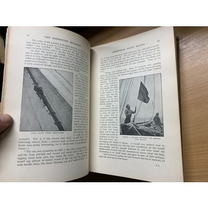 JAN TO JUNE 1909 THE BADMINTON MAGAZINE SPORTS BOUND VOL 28 BOOK (P12) AA