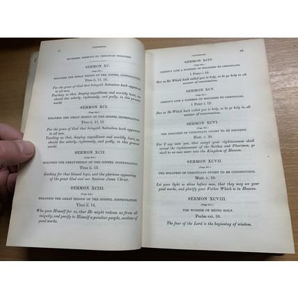 RARE* 1844 "THEOLOGICAL WORKS OF WILLIAM BEVERIDGE" VOL 4 ANTIQUE BOOK (P5)