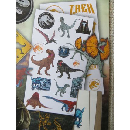 DINOSAUR Kids Tattoo Set Temporary Tattoos Jurassic World