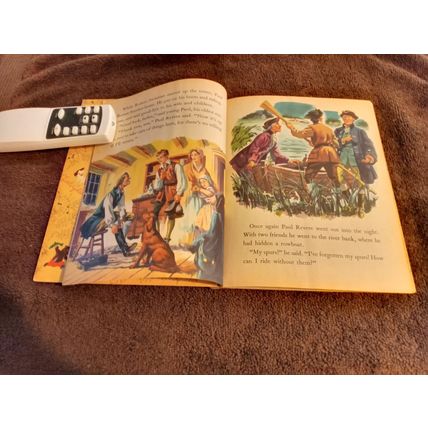 Little Golden Book Paul Revere (A) First Edition 5.0 VG/FN By Irwin Shapiro 1957