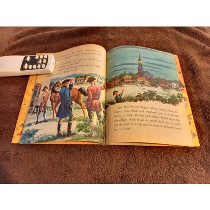 Little Golden Book Paul Revere (A) First Edition 5.0 VG/FN By Irwin Shapiro 1957