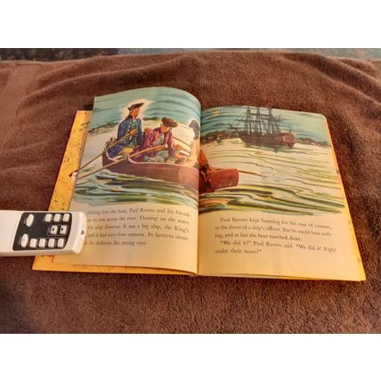 Little Golden Book Paul Revere (A) First Edition 5.0 VG/FN By Irwin Shapiro 1957