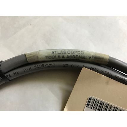 NEW ATLAS COPCO 9040104403-3M ELECTRONIC TOOL CABLE,25-PIN PO 100656 CABLE,AD