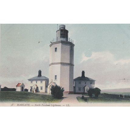 EC381 MARGATE- NORTH FORELAND LIGHTHOUSE. . PRINTED POSTCARD BY LEVY. LL. 56