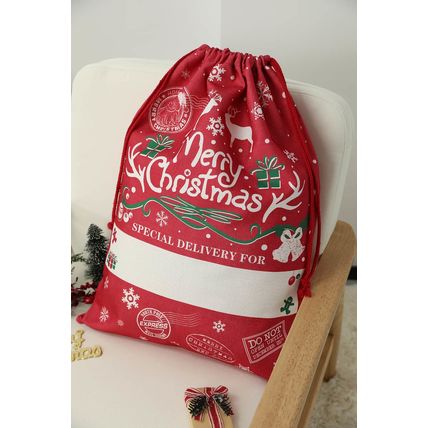 Christmas Drawstring Large Gift Bag 50*66cm