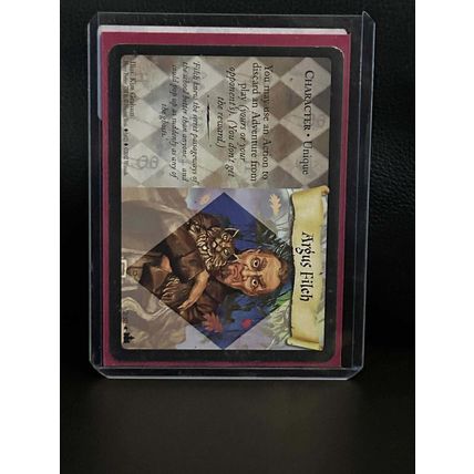 Argus Filch 2/80 Adventures at Hogwarts Harry Potter Trading Card