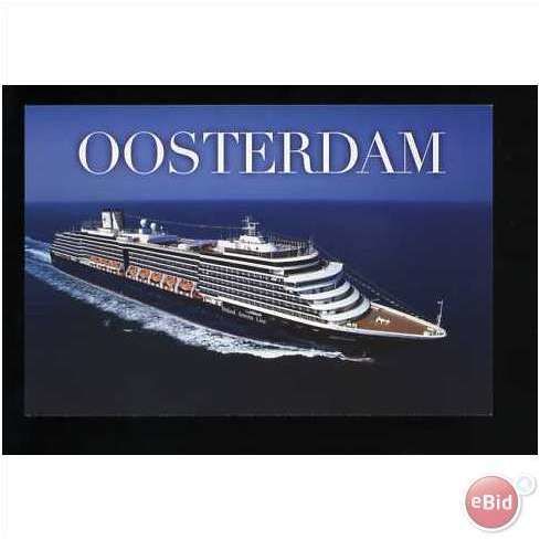 Holland America Line MV OOSTERDAM Company Postcard