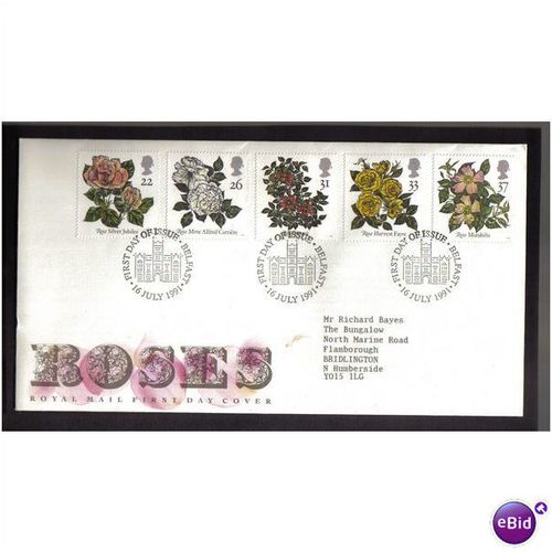 GB 1991 ROSES (BELFAST) SHS PMK