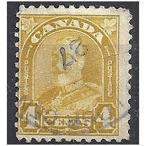Canada 1930 SG294 4c Yellow-Bistre Fine Used ..