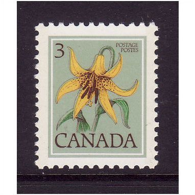 CANADA 1979 SG864 3c CANADA LILY U/M MINT #2