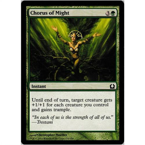 Magic the Gathering - Return to Ravnica - #119/274 - Chorus of Might