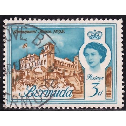 Bermuda, 1962-68 3d Government House, SG 165 (Scott #177), fine used
