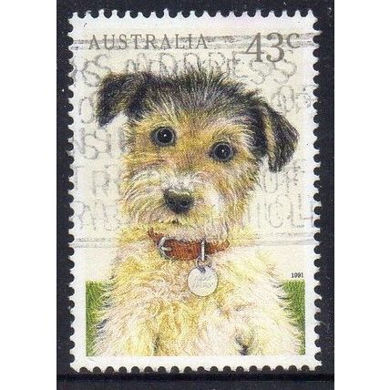 Australia 1991 Pets - Puppy 43c Used