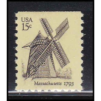 1740 15c Windmill Fine MNH Dry Gum BPS Top V4677 (4)