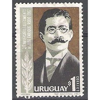 Uruguay 1967 Michel 1094 O Cote (2005) 0.20 Euro José Enrique Rodó Cachet rond