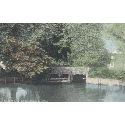 Thetford Waterfall Norfolk Antique Postcard