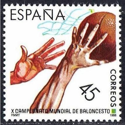 España. 1986. Mi # 2732. Sports. Basketball