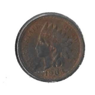 1903 US Indian Head Cent BU Red! Grey Sheet $70.00