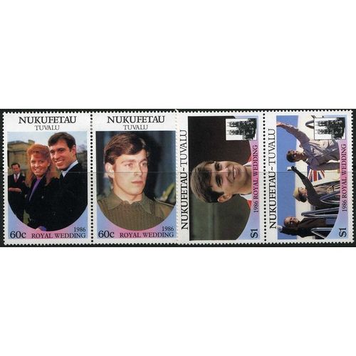NUKUFETAU 1986 Royal Wedding - MLH (*)