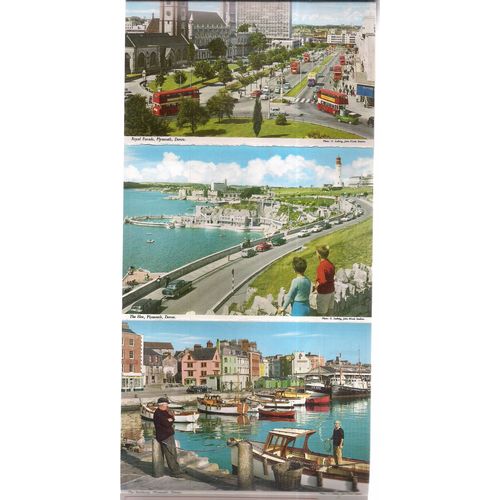 PLYMOUTH lettercard, letterguide by John Hinde c.1970s 6 pics unused =